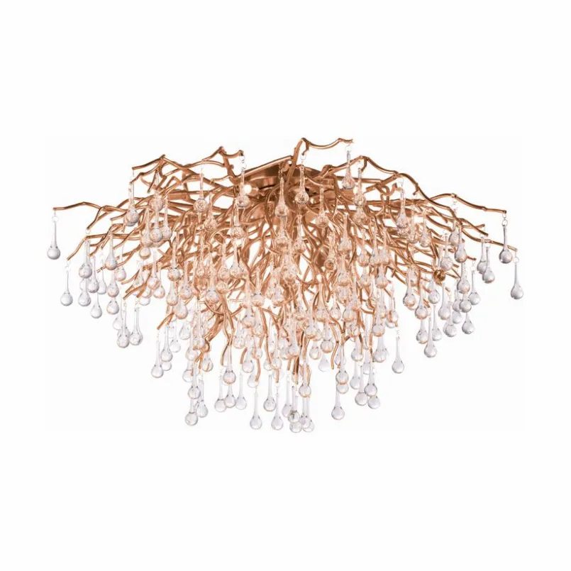 Paul Neuhaus Deckenleuchten-Deckenleuchte Icicle Altmessing