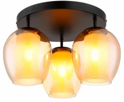 Deckenleuchten|Globo Deckenleuchte Lexa Amber