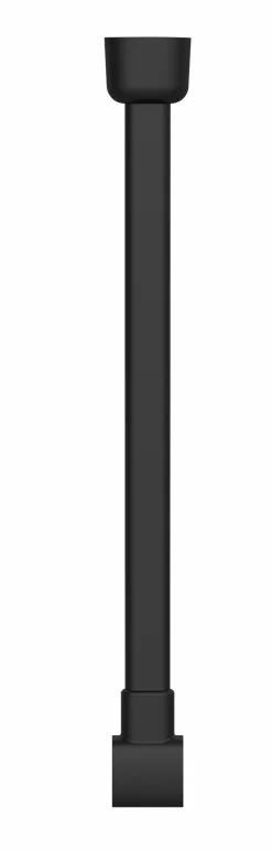 SCHÖNER WOHNEN-Kollektion Duschvorhänge-Deckenstütze Jete 57 cm Schwarz