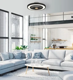 Globo Ventilatoren-Deckenventilator Blizzak Schwarz