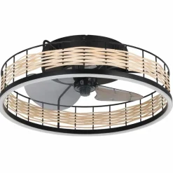 Ventilatoren|EGLO Deckenventilator Frana Braun