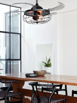 Beacon Lighting Ventilatoren-Deckenventilator Industri Schwarz