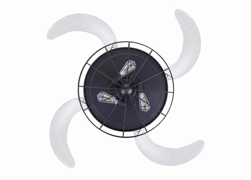 Beacon Lighting Ventilatoren-Deckenventilator Industri Schwarz