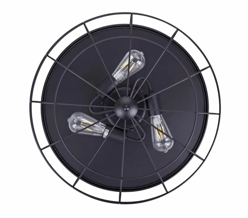 Beacon Lighting Ventilatoren-Deckenventilator Industri Schwarz