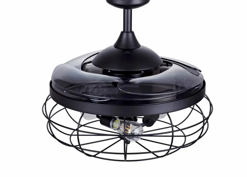 Beacon Lighting Ventilatoren-Deckenventilator Industri Schwarz