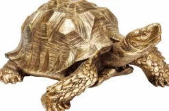 KARE DESIGN Dekofiguren|Dekofiguren Tiere & Pflanzen-Deko Figur Turtle 30142 Gold