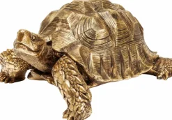 KARE DESIGN Dekofiguren|Dekofiguren Tiere & Pflanzen-Deko Figur Turtle 30142 Gold