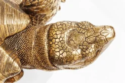 KARE DESIGN Dekofiguren|Dekofiguren Tiere & Pflanzen-Deko Figur Turtle 30142 Gold