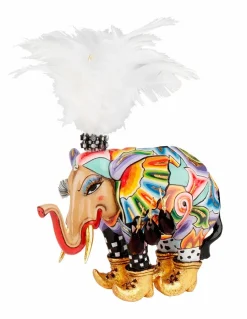 Toms Company Dekofiguren Tiere & Pflanzen-Deko-Elefant Tuffi Bunt