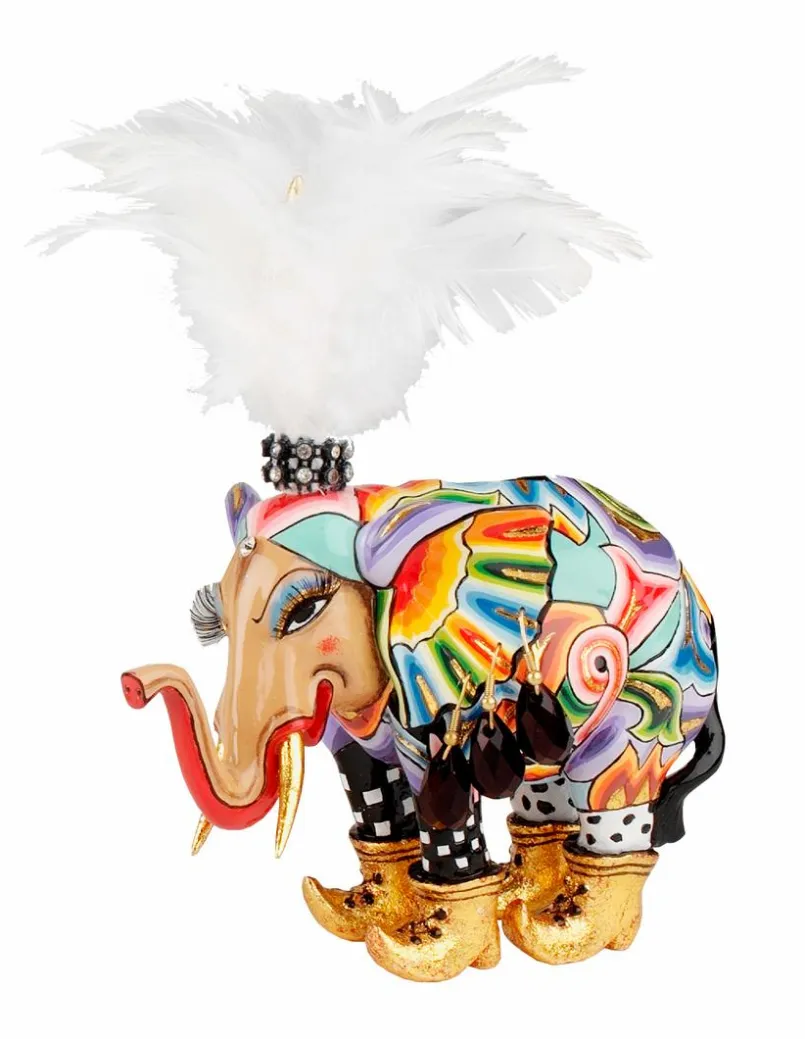 Toms Company Dekofiguren Tiere & Pflanzen-Deko-Elefant Tuffi Bunt