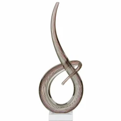 Leonardo Abstrakte Dekofiguren-Deko-Figur Ease 49,5 cm Klar