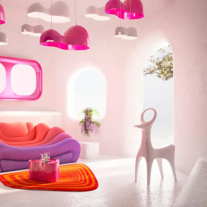 Dekofiguren Tiere & Pflanzen|Dekofiguren|KARE X KARIM RASHID Deko-Figur Fawn 57766 Weiß