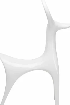 Dekofiguren Tiere & Pflanzen|Dekofiguren|KARE X KARIM RASHID Deko-Figur Fawn 57766 Weiß