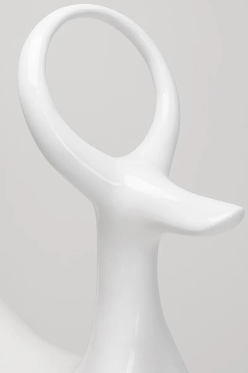 Dekofiguren Tiere & Pflanzen|Dekofiguren|KARE X KARIM RASHID Deko-Figur Fawn 57766 Weiß