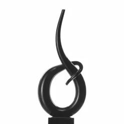 Leonardo Abstrakte Dekofiguren-Deko-Figur Fusion 34,5 cm Grau