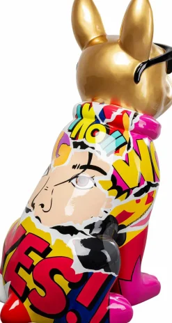 Dekofiguren Tiere & Pflanzen|Abstrakte Dekofiguren|KARE DESIGN Deko-Figur Grafitti Dog 56345 Bunt