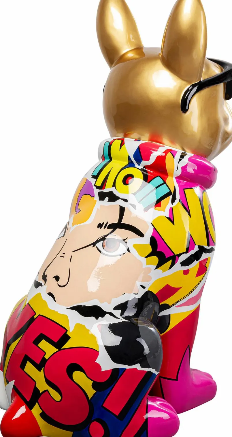 Dekofiguren Tiere & Pflanzen|Abstrakte Dekofiguren|KARE DESIGN Deko-Figur Grafitti Dog 56345 Bunt