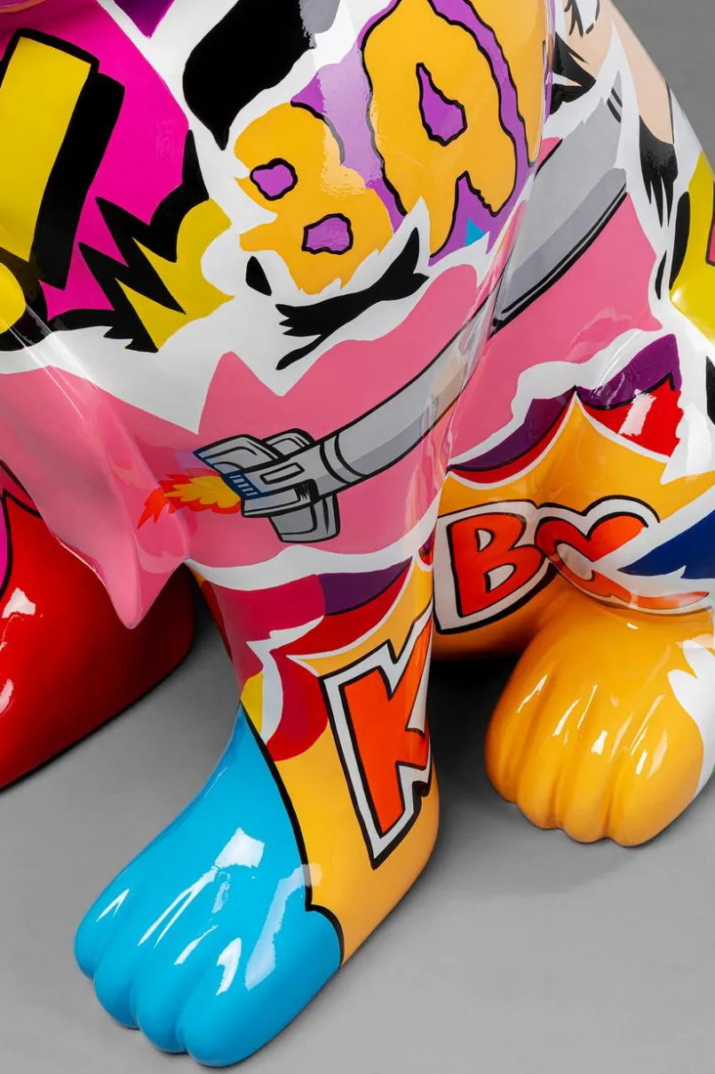Dekofiguren Tiere & Pflanzen|Abstrakte Dekofiguren|KARE DESIGN Deko-Figur Grafitti Dog 56345 Bunt
