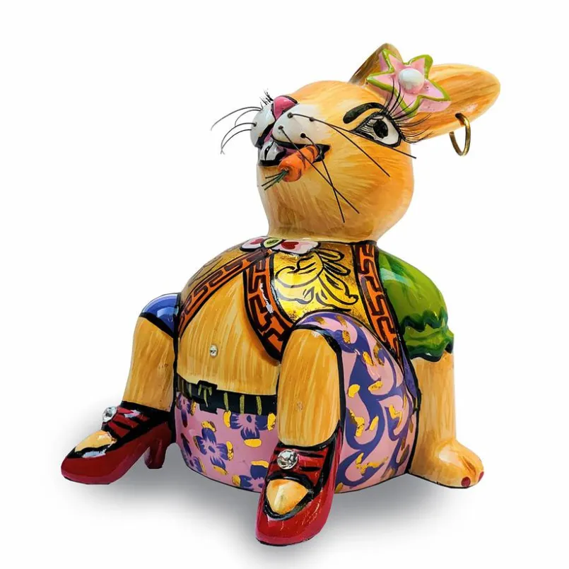 Toms Company Dekofiguren Tiere & Pflanzen-Deko-Figur Hase - Nicky Bunt