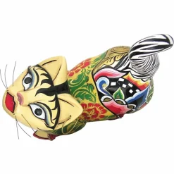Toms Company Dekofiguren Tiere & Pflanzen-Deko-Figur Kitty 10 x 21 cm Bunt