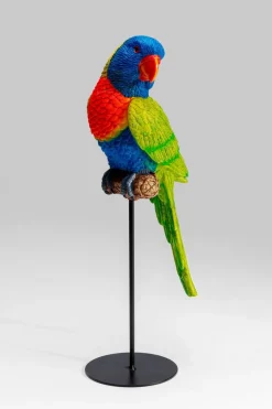 KARE DESIGN Dekofiguren Tiere & Pflanzen-Deko-Figur Parrot Green Blau
