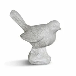Dekofiguren Tiere & Pflanzen-Deko-Figur Vogel 15 cm Grau