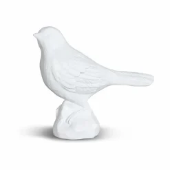 Dekofiguren Tiere & Pflanzen-Deko-Figur Vogel 15 cm Weiß