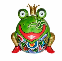 Toms Company Dekofiguren Tiere & Pflanzen-Deko-Frosch Carlos Grün