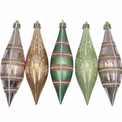 Für Den Weihnachtsbaum| Deko-Hänger Farbenfroher Winter 5tlg. Bunt
