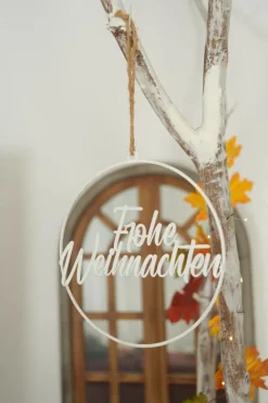 Deko-Hänger Frohe Weihnachten Ø 24,8 cm< Hot