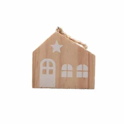 Für Den Weihnachtsbaum-Deko-Hänger Haus 4tlg. Braun