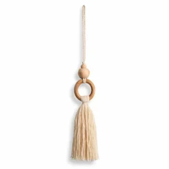 Für Den Weihnachtsbaum-Deko-Hänger Macrame Ø 4,5 cm Beige