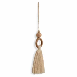 Für Den Weihnachtsbaum-Deko-Hänger Macrame Ø 4,5 cm Beige