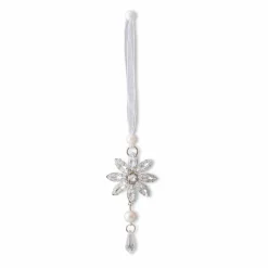 Hängende Deko| Deko-Hänger Quaste 8 cm Silber
