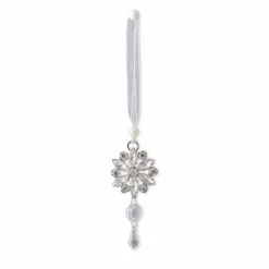 Hängende Deko| Deko-Hänger Quaste 8 cm Silber
