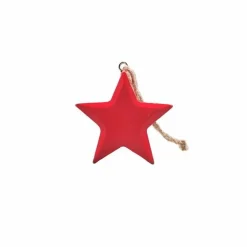 Für Den Weihnachtsbaum-Deko-Hänger Stern Ø 6,3 cm Rot