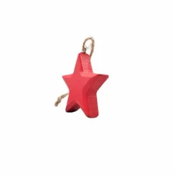 Für Den Weihnachtsbaum-Deko-Hänger Stern Ø 6,3 cm Rot