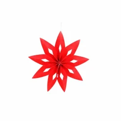 Hängende Deko| Deko-Hänger Stern Ø 32 cm Rot