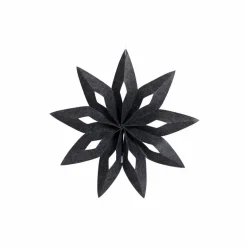 Hängende Deko-Deko-Hänger Stern Ø 50 cm Schwarz