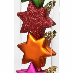 Für Den Weihnachtsbaum-Deko-Hänger Stern 8tlg Bunt