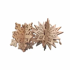 Für Den Weihnachtsbaum-Deko-Hänger Stern 2tlg. Beige