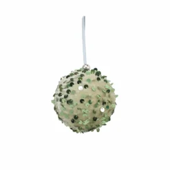Für Den Weihnachtsbaum-Deko-Hänger Stoffkugel 7 cm Grün
