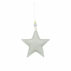 Für Den Weihnachtsbaum| Deko-Hänger Stoffstern 14 cm Grün