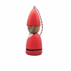 Für Den Weihnachtsbaum| Deko-Hänger Weihnachtsmann 9 cm Rot