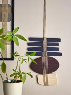 Hängende Deko|DAHEIM Deko-Hänger Yoki 48 cm Braun