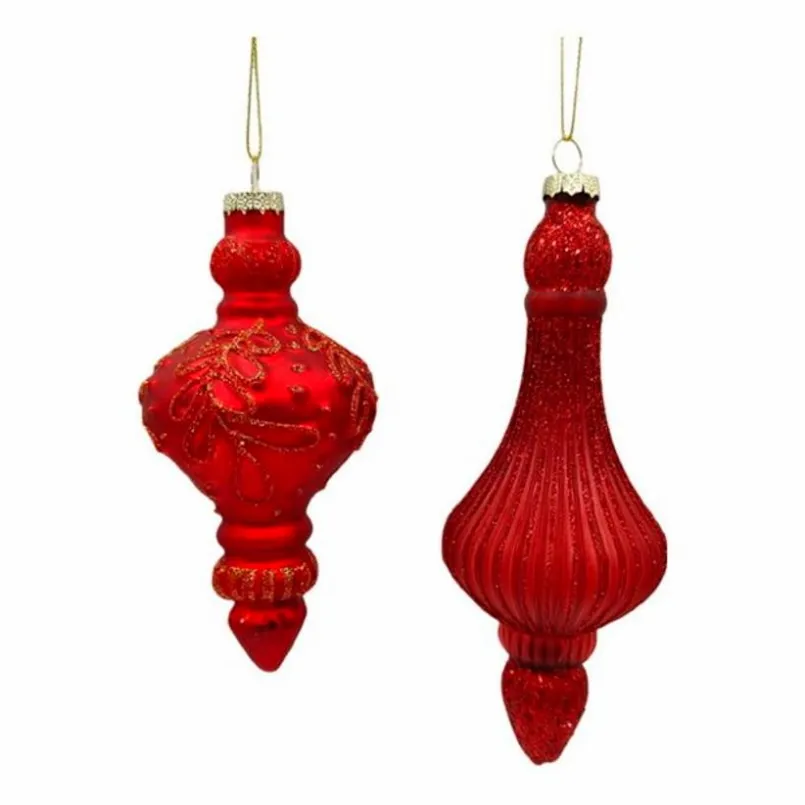Für Den Weihnachtsbaum-Deko-Hänger Zapfen 4tlg. Rot