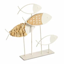 Deko-Objekt Fische 30 x 30,3 cm< Sale