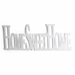 Dekofiguren| Deko-Objekt Home Sweet Home 76 x 29 cm Weiß