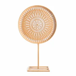 Dekofiguren| Deko-Objekt Teller 50,5 cm Braun