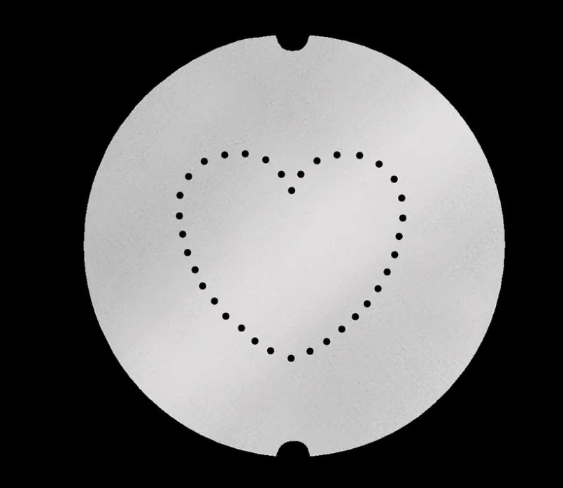 Cilio Kaffee & Tee-Dekorierstreuer Ø 7 cm Silber